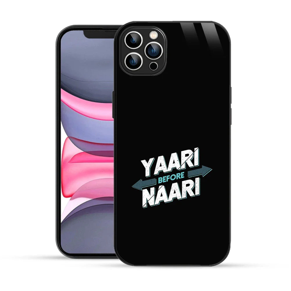 Bornstud Yaari Before Naari Printed Case for iPhone 12 Pro