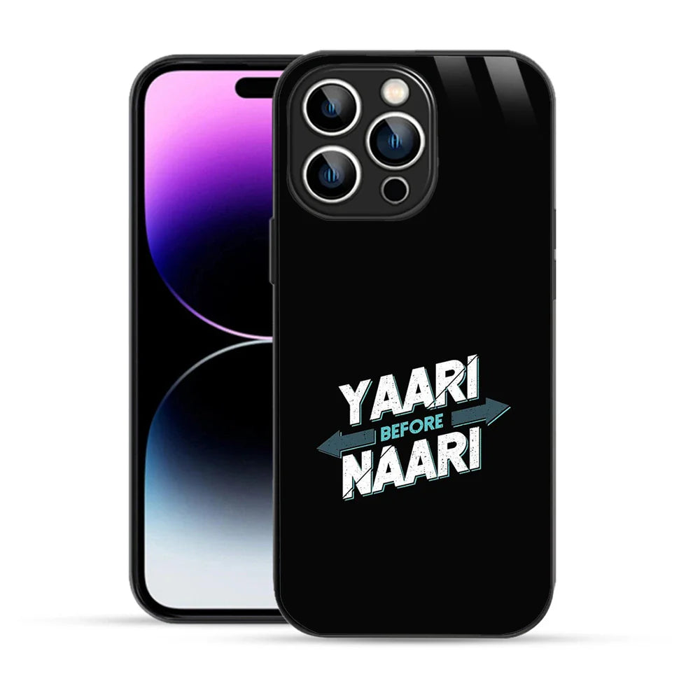 Bornstud Yaari Before Naari Printed Case for iPhone 14 Pro