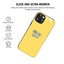 Bornstud Life is Good Quote Printed Case for iPhone 14 Plus