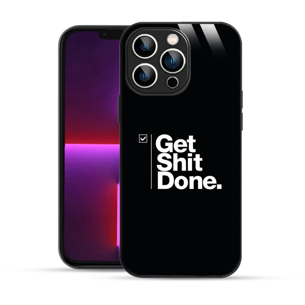 Bornstud Get It Done Quote Printed Case for iPhone 13 Pro Max
