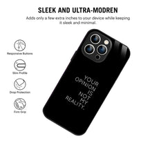 Bornstud Bold Reality Quote Printed Case for iPhone 13 Pro Max