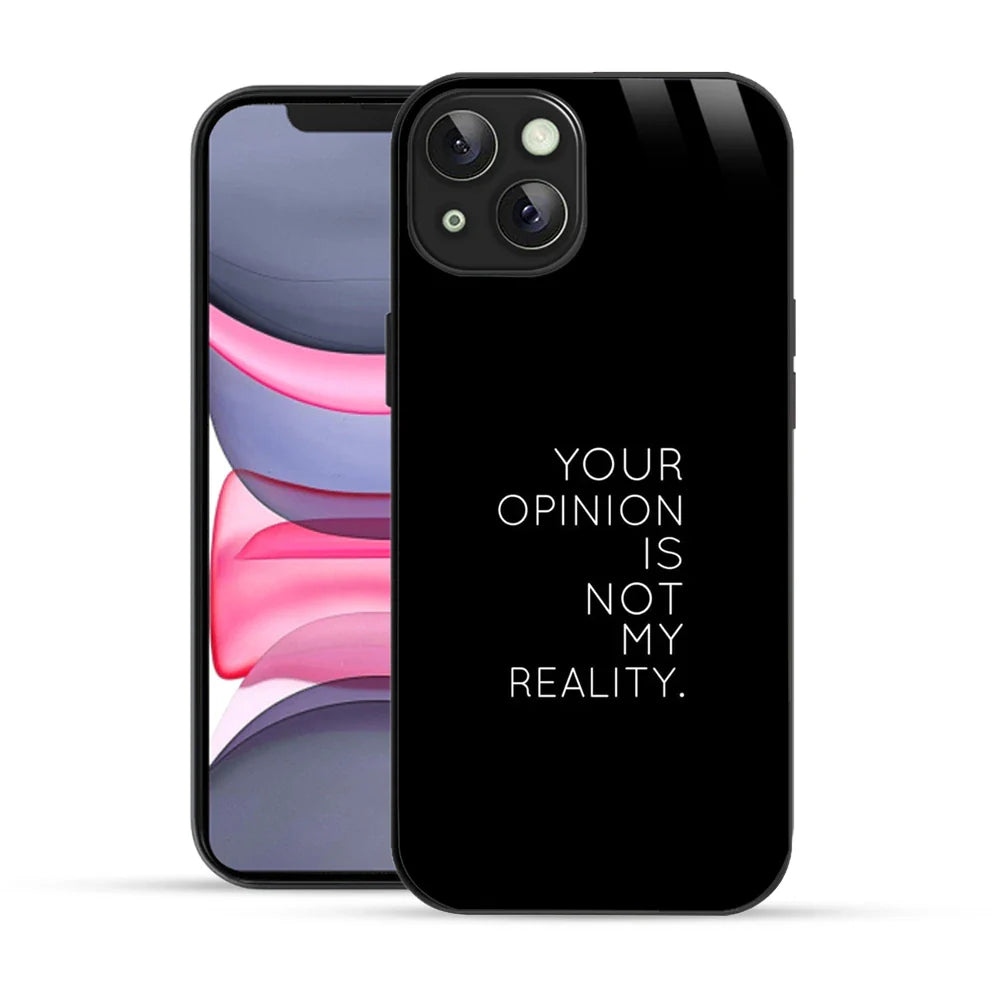 Bornstud Bold Reality Quote Printed Case for iPhone 14 Plus