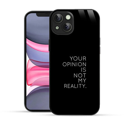 Bornstud Bold Reality Quote Printed Case for iPhone 14 Plus