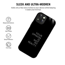 Bornstud Bold Reality Quote Printed Case for iPhone 14 Plus
