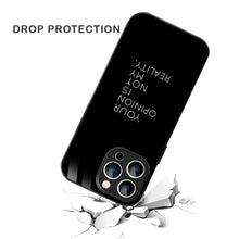 Bornstud Bold Reality Quote Printed Case for iPhone 14 Pro Max