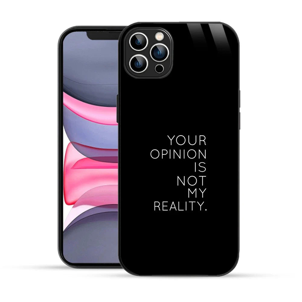 Bornstud Bold Reality Quote Printed Case for iPhone 11 Pro