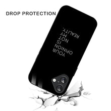 Bornstud Bold Reality Quote Printed Case for iPhone 16