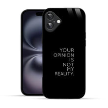 Bornstud Bold Reality Quote Printed Case
