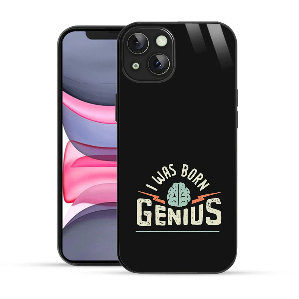 Bornstud Genius Mind Quote Printed Case for iPhone 13