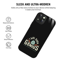 Bornstud Genius Mind Quote Printed Case for iPhone 14 Plus