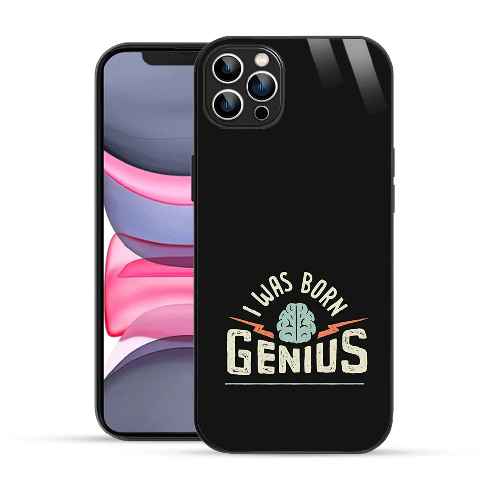 Bornstud Genius Mind Quote Printed Case for iPhone 11 Pro