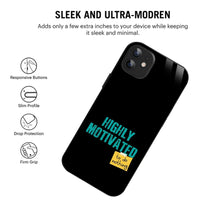 Bornstud Lazy Motivation Quote Printed Case for iPhone 11