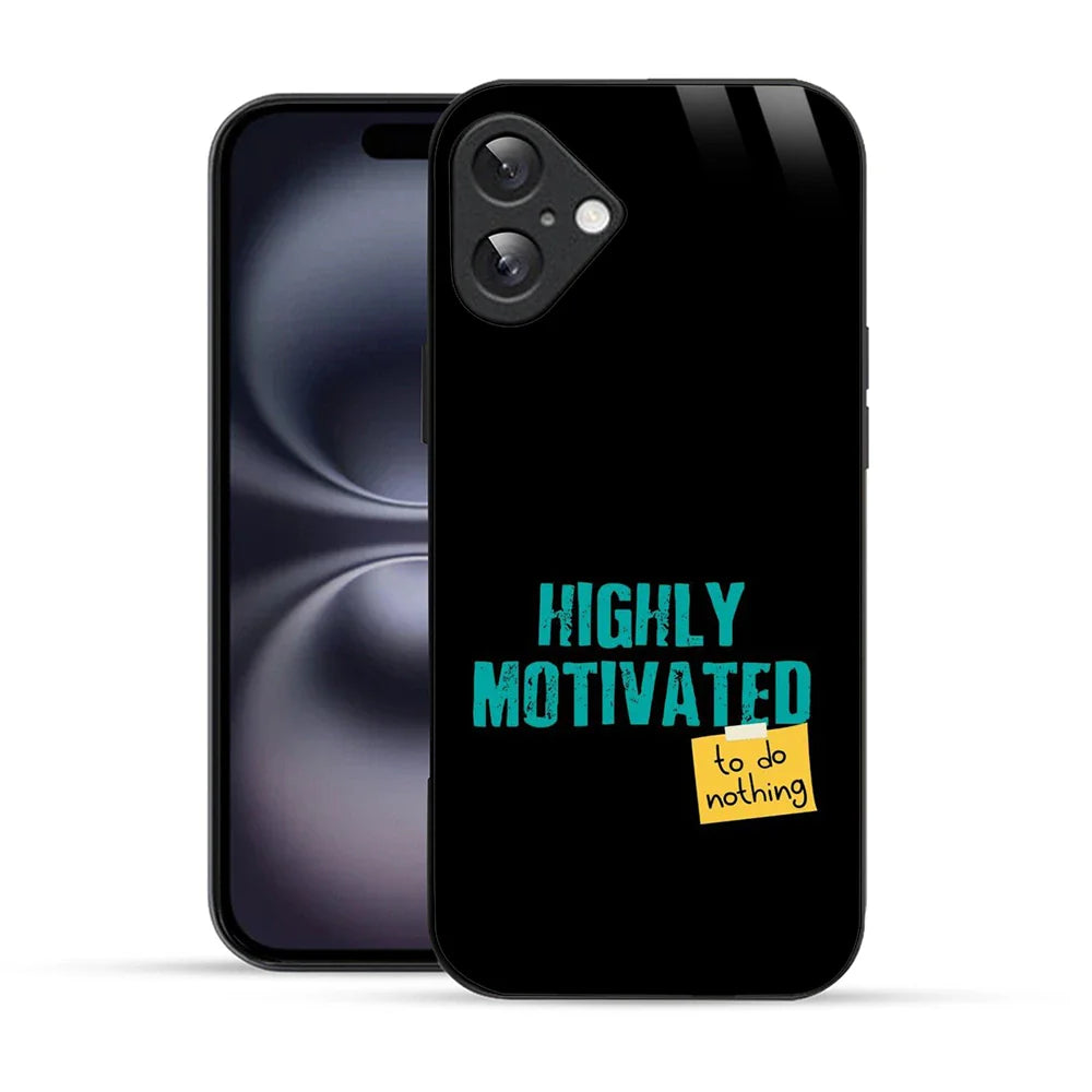 Bornstud Lazy Motivation Quote Printed Case