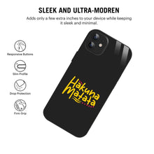 Bornstud Hakuna Matata Quote Printed Case for iPhone 11