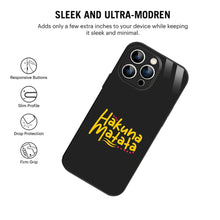 Bornstud Hakuna Matata Quote Printed Case for iPhone 14 Pro Max