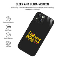 Bornstud Hakuna Matata Quote Printed Case for iPhone 15