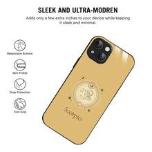 Bornstud Zodiac Scorpio Yellow Printed Case for iPhone 15 Plus - Bornstud